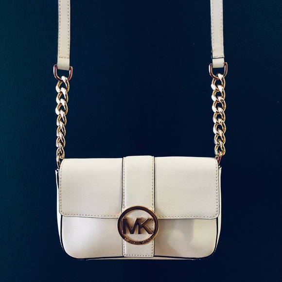 Michael Kors white crossbody bag - Picture 1 of 14